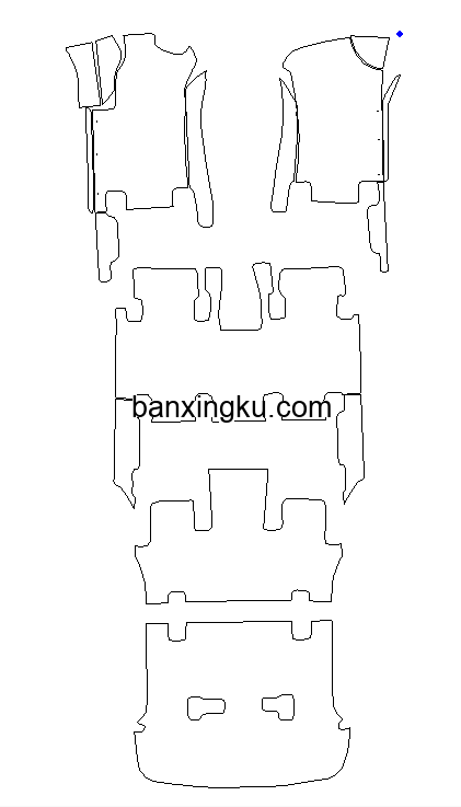 全包脚垫/宝骏730MPV连体2014-2016