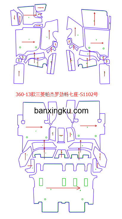三菱帕杰罗劲畅 原车7座做7座 11款--18款
